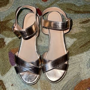Cute rose gold sandals